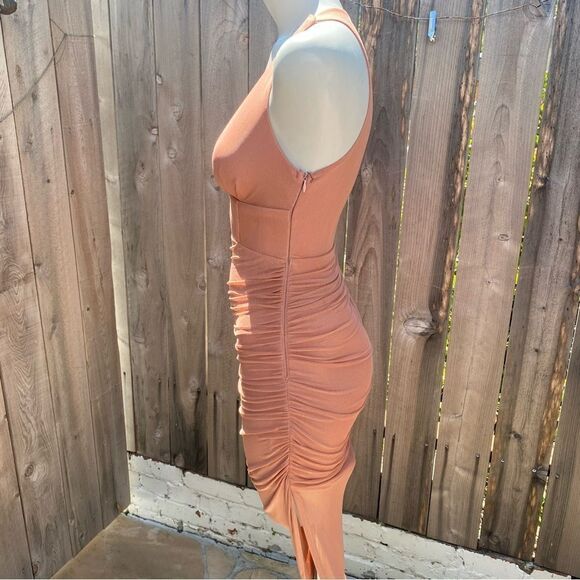 HELLOMOLLY ESTATE ESCAPES MAXI DRESS in color blush size XS NWT - Picture 15 of 15